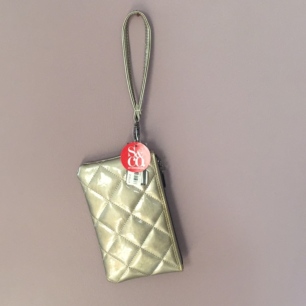 Gold wristlet